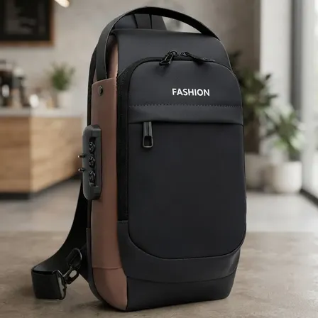 Bolsa Shoulder Bag Tiracolo Antifurto Casual Usb Impermeável