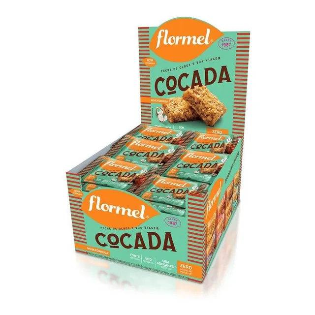 Cocada Flormel Zero Açúcar 24 Und