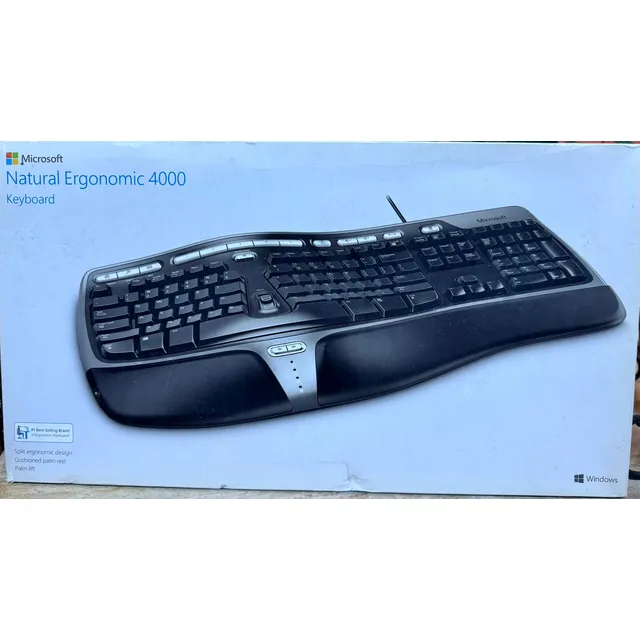 Vendo  Teclado Microsoft Natural Erogonomic 4000 Nuevo