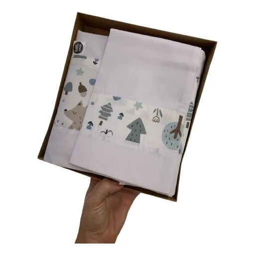 Juego De Sábanas Para Cuna - Practicuna Moma Diseño De La Tela Safari Green