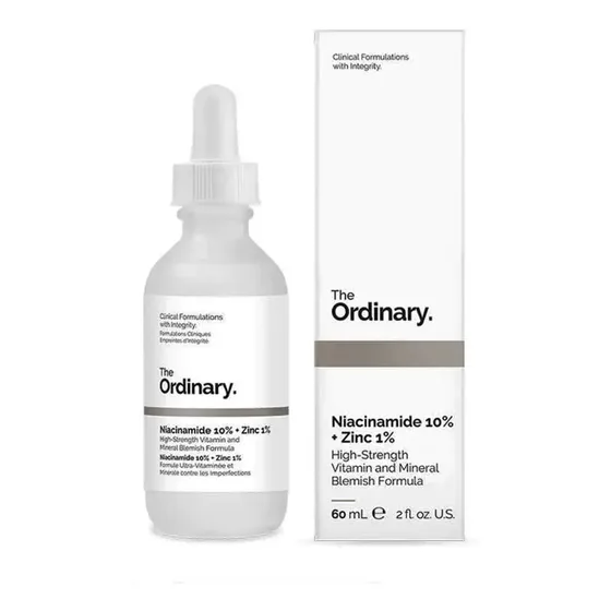 Niacinamide 10% + Zinc 1% | The Ordinary Tamaño Grande 60ml Momento De Aplicación Día\u002Fnoche | Cuotas sin interés