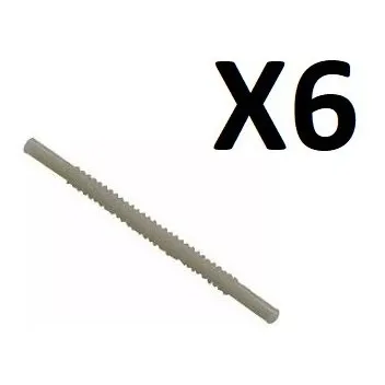 Manguera Corrugada Nylon Bomba Gasolina 33 Cm [6 Unidades]