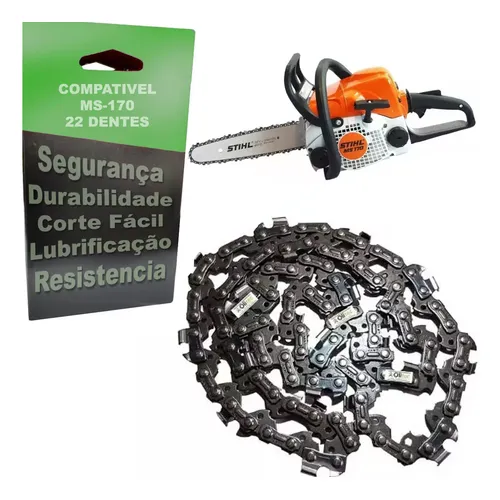 Corrente 3/8'' 30 Dentes Para Motosserra Stihl 038 E 380 Archer
