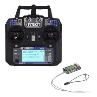 Rádio Flysky Fs-i6 2.4ghz 6 Canais + Receptor Ia6 Hobbygoiás Rádio Flysky Fs-i6 2.4ghz 6 Canais + Receptor Ia6 Hobbygoiás