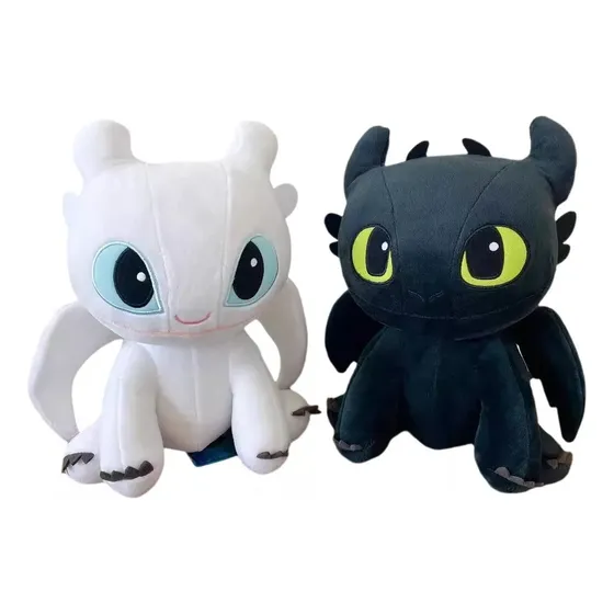 Furia Nocturna Night Fury Chimuelo Dragón Peluche 30 Cm