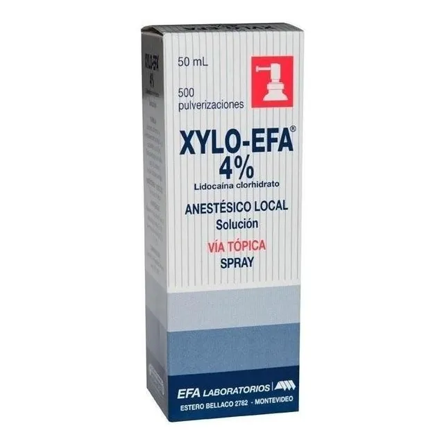 Xylo Efa  4% 50 Ml Spray | Lidocaina