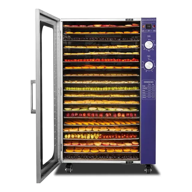 Deshidratador De Alimentos De 20 Bandejas. Snacks Saludables