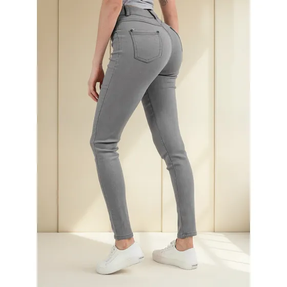 Pantalón Leggins Tipo Jeans Elástico De Mujer (colores)