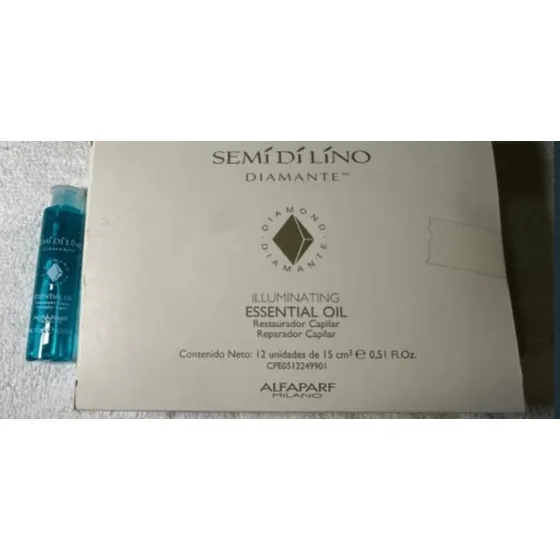 Ampolla Diamante Semi Di Lino Alfa Parf Azul O Rosada