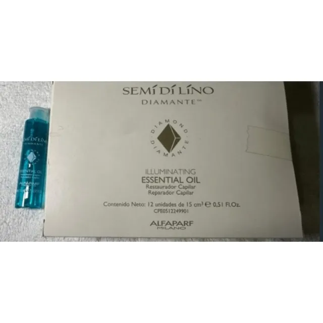 Ampolla Diamante Semi Di Lino Alfa Parf Azul O Rosada