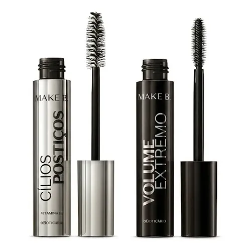 Máscara para cílios O Boticário Make B Cílios Postiços 12g cor