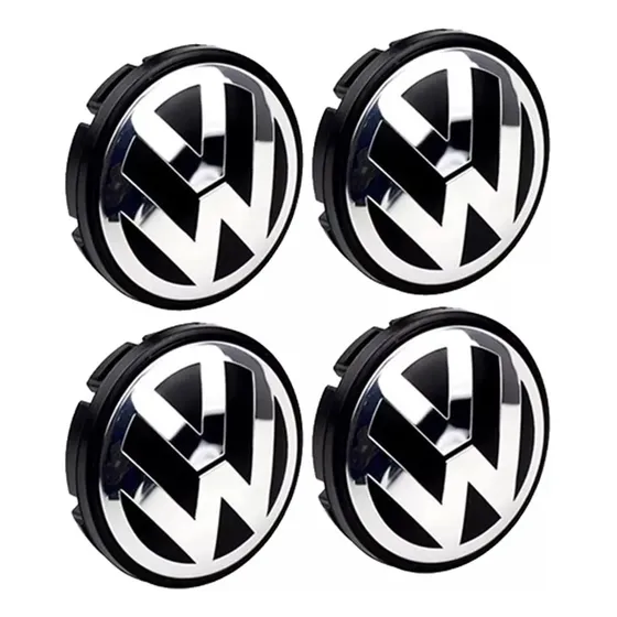 4 Tapas Centro De Rin Vw Jetta A6 A7, Bora, Tiguan 65mm