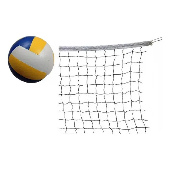 Red Volley 5 Mts + Pelota De Voley Cuero Sintético 