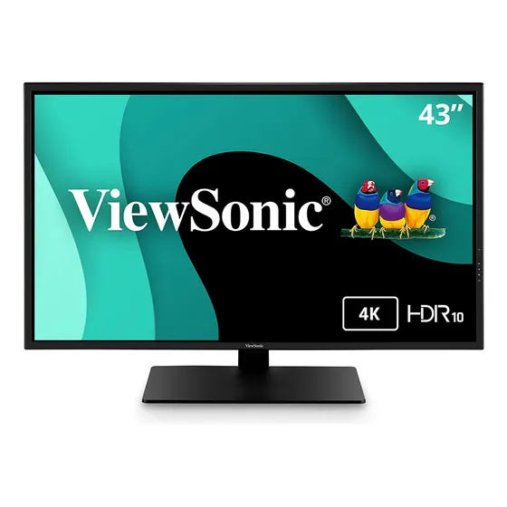 Monitor Gamer 43" Viewsonic 4k Uhd 60Hz 4Ms M7 VX4381-4K color negro