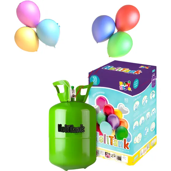 Party Store - Garrafa / Tanque Para 30 Globos De Gas Helio