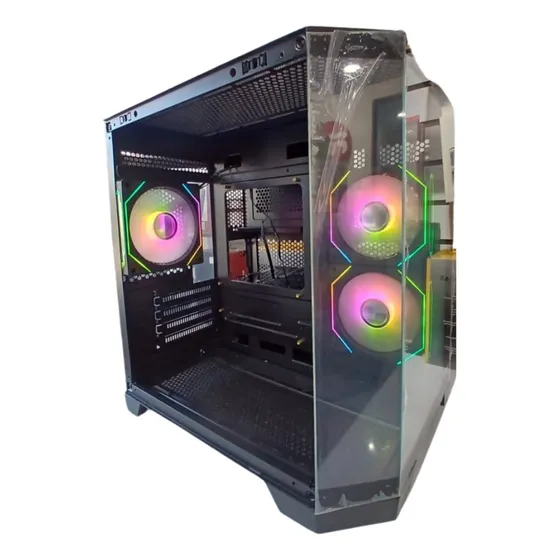 Case Gaming Leadertech Galactic 3 Fan Rgb 120mm Atx Pecera