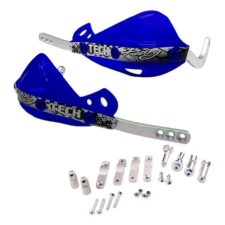 Cubremanos Moto Aluminio Tech Universal Color Azul Cubremanos Moto Aluminio Tech Universal Color Azul