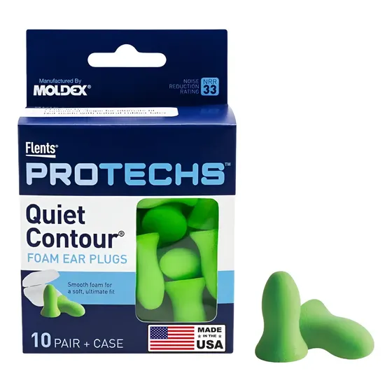 Tapón De Oído Para Dormir Viajar Estudiar- 20ud Made In Usa