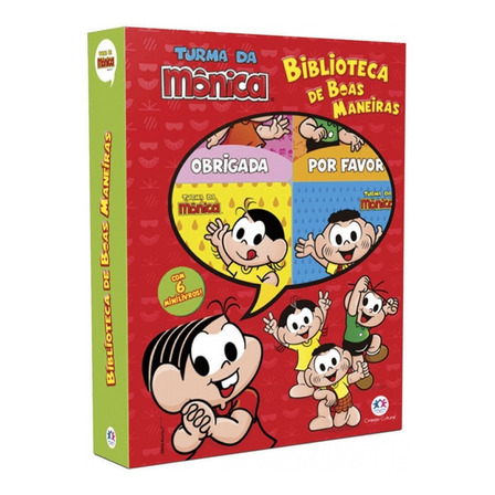 Turma Da Mônica - Biblioteca De Boas Maneiras, De Cultural, Ciranda. Box Com Janela Com 6 Editorial Ciranda Cultural Editora E Distribuidora Ltda., Capa Dura Em Português, 2017 Turma Da Mônica - Biblioteca De Boas Maneiras, De Cultural, Ciranda. Box Com Janela Com 6 Editorial Ciranda Cultural Editora E Distribuidora Ltda., Capa Dura Em Português, 2017