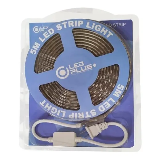Rollo Cinta Luces Led 5050 Ip65 Blanco 5 Metros 110v Nuevo