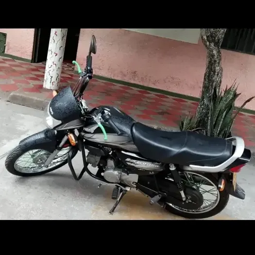 Moto Eco Deluxe Sp Marca Hero Color Negro Gris Cilindraje 98