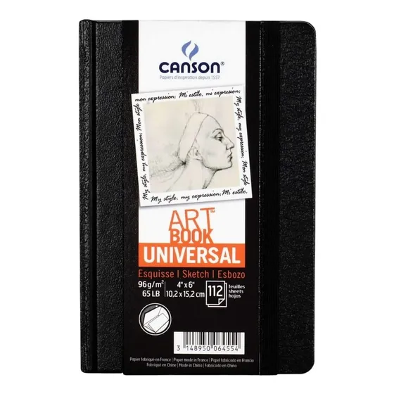 Libro De Dibujo Art Book Universal Canson Sketch 10.2x15.2cm