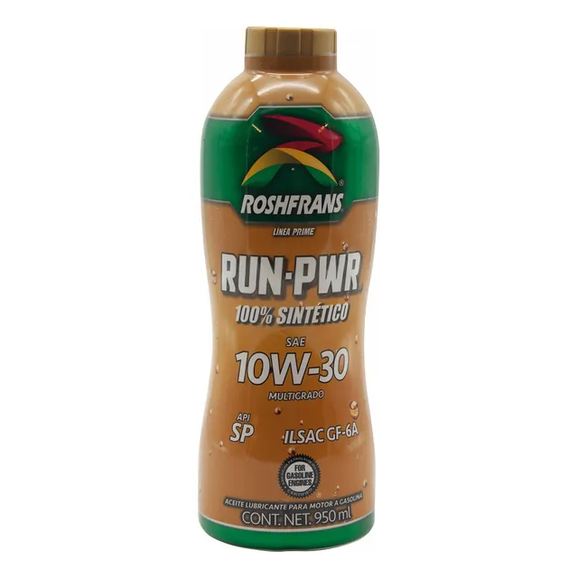 Aceite Roshfrans Para Motor 10w30 Botella 950 Ml