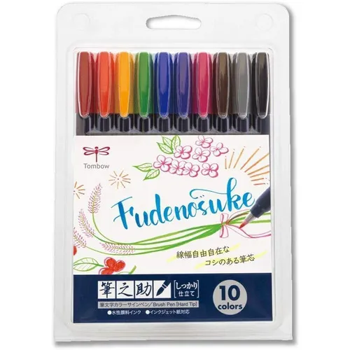 Tombow Fudenosuke Colors Rotuladores Brush Pen