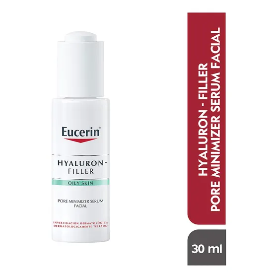 Serum facial  minimizador de poros Eucerin Hyaluron-Filler Facial Piel Grasa 30ml