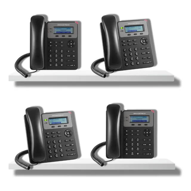 Pack 4 Teléfonos Ip Gxp1610 Grandstream 1 Cuenta Sip 2 Linea