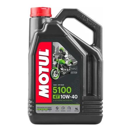 Óleo de motor semi-sintético 5100 4T 10W40 4 Litros Motul
