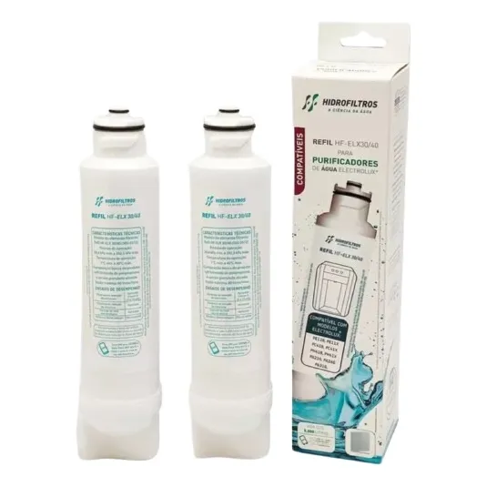Kit 2 Filtro Refil Electrolux Pe11b Pa21g Melhor Purificação