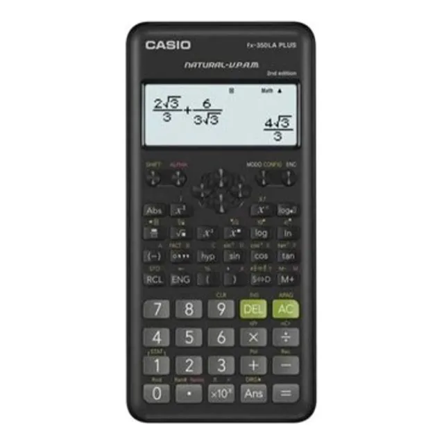 Calculadora Casio Cientifica Fx-350la Plus Negro