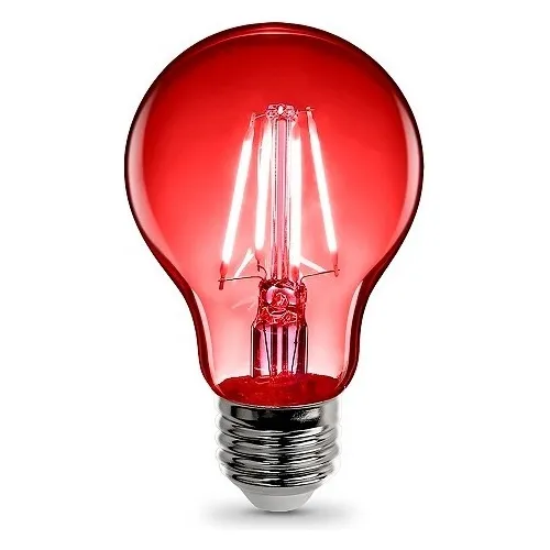 Bombillo Vintage Led 4w Rojo Decorativo