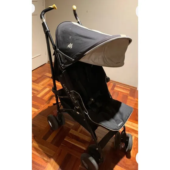 Coche De Bebé Mclaren Muy Buen Estado Detalle En Mangos Negro