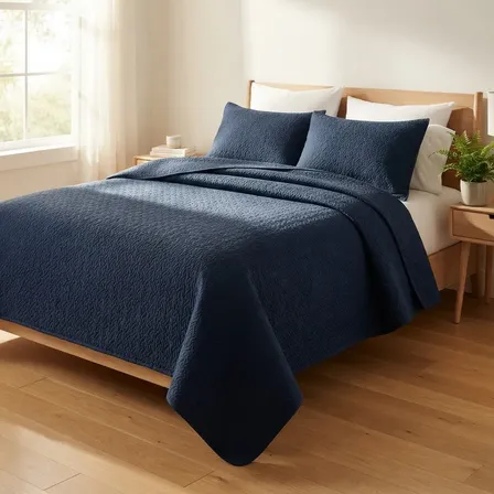Colcha Cobre Leito Matelado Liso Casal 3 Peças