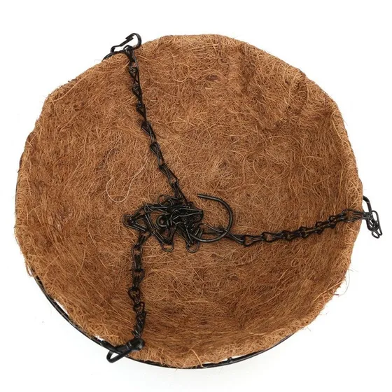 5 Maceteros Colgantes De Fibra De Coco, Chicos + Envio