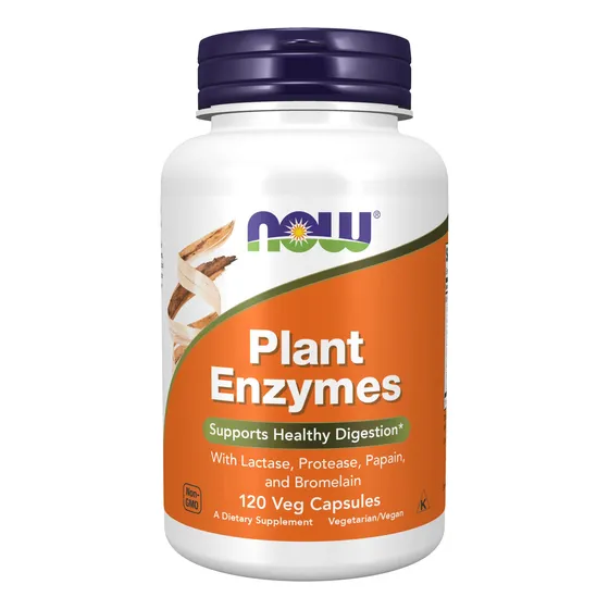 Suplementos Now Foods Plant Enzymes 120 Cápsulas Vegetales