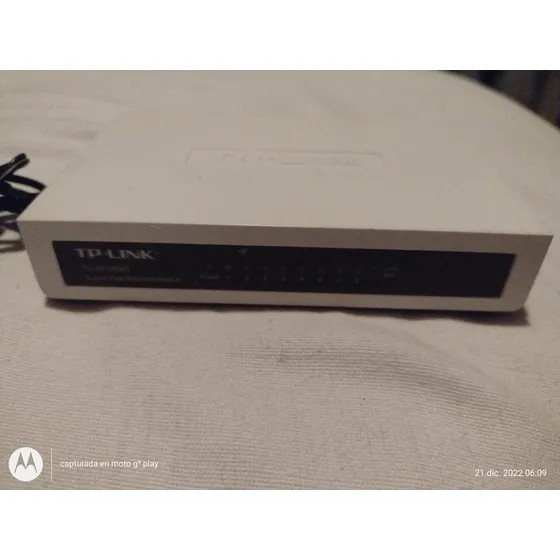 Switch Router Tp-link 8 Ptos 10/100 Usado Perfecto Estado 