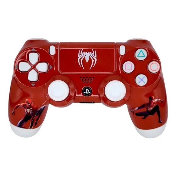 Joystick Para Ps4 Y Pc  Spiderman Hombre Araña