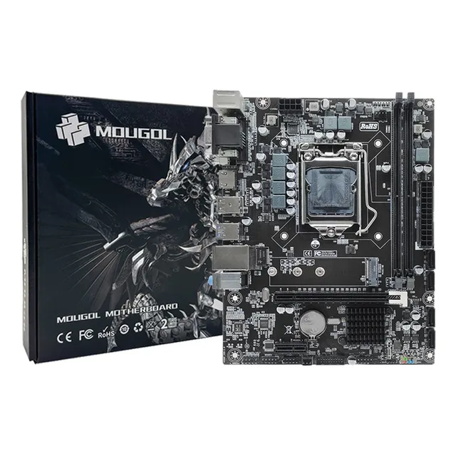 Placa Madre Intel Mougol H310 Lga1151 M.2 Nvme Para Videojue