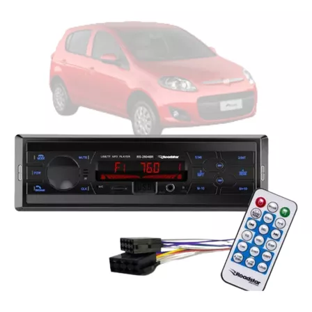 Som Automotivo Roadstar Rs-2604br Com Usb, Bluetooth E Leitor De Cartão Sd