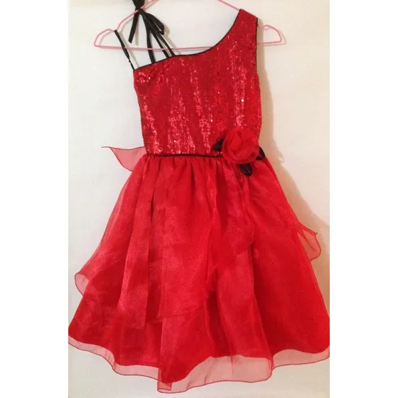 Vestido Rojo Para Niña. 