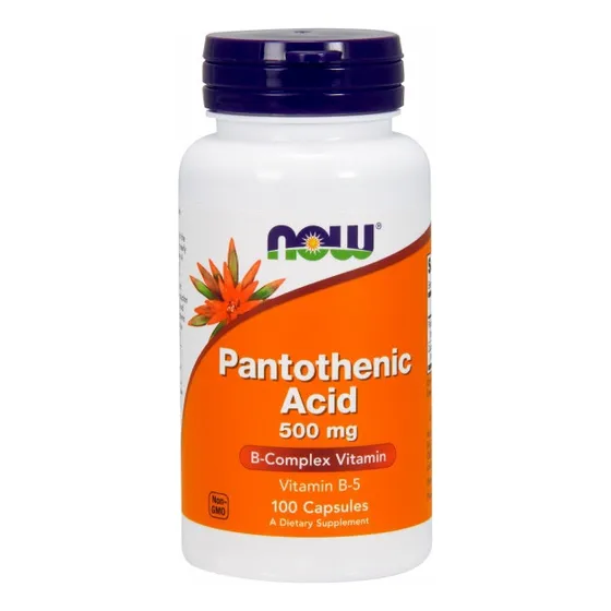 Supplement Now Foods Ácido Pantoténico 500 Mg 100 Cápsulas
