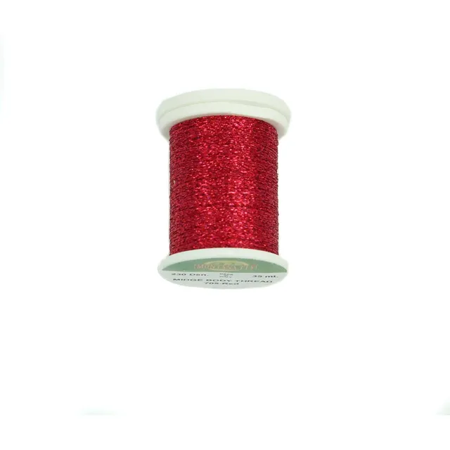 Montana Fly Mfc Midge Hilo Para Cuerpo Color Rojo