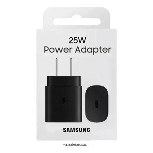 Samsung EP-T2510 Cargador 25watts Para Galaxy A73 A23 A03s 25w Color Negro