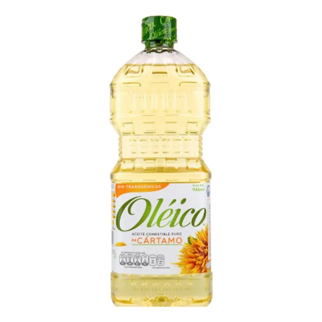 Aceite Vegetal Cártamo Oleico 2 Piezas De 825 Ml