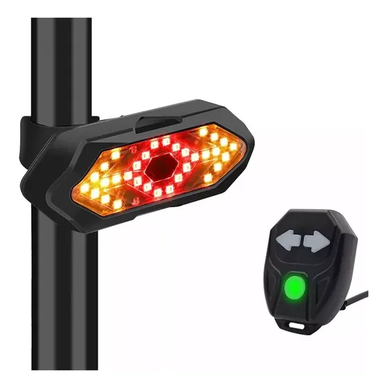 Foco Bicicleta Luz Intermitente Bicicleta Luz Led Bicicleta Trasero Señalizador Direccional De Giros Luz Potente Trasera Para Bici Luz Señalización Bike Inhalamb Arcashopping