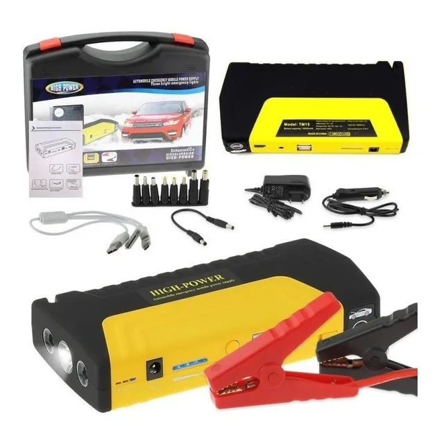 Partidor Batería De Auto Moto Kit Cargador Telf Portátil 12v