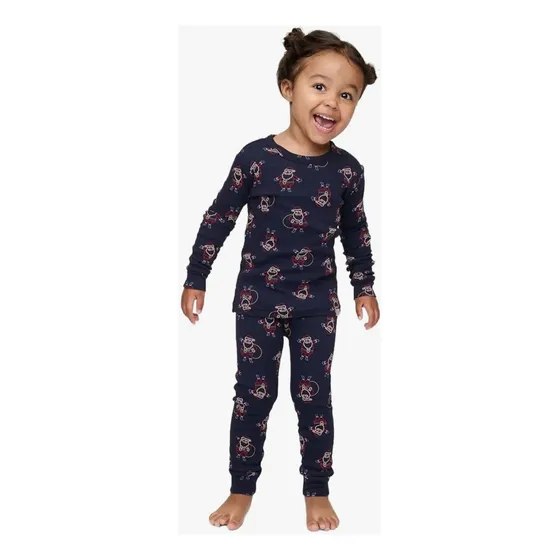 Pijamas Navideñas Americanas Bebés Y Niños (100% Algodón)